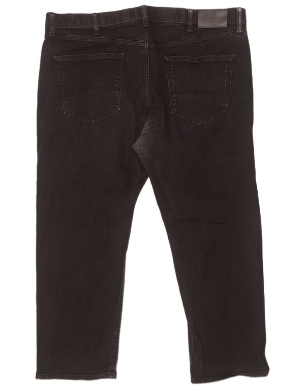 Marks & Spencer Vaqueros rectos para hombre W42 L27 Algodón negro