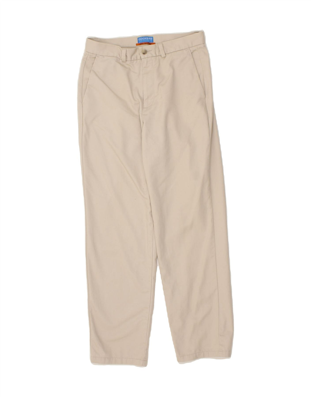 DOCKERS Womens Straight Chino Trousers W28 L29 Beige Cotton Vintage Dockers and Second-Hand Dockers from Messina Hembry 
