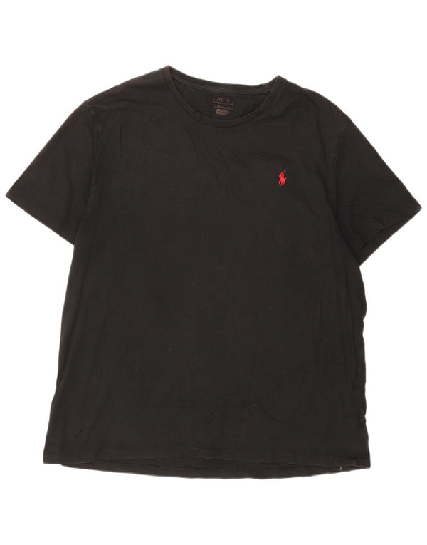 Polo Ralph Lauren Mens T-Shirt Top XL Black Cotton