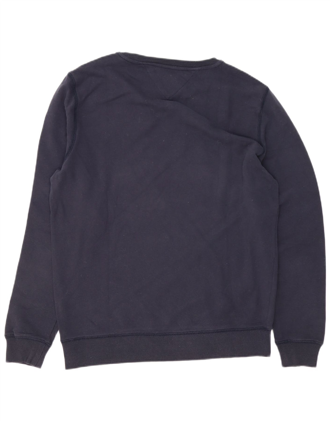 Tommy Hilfiger Mens Sweatshirt Jumper Large Navy Blue Cotton