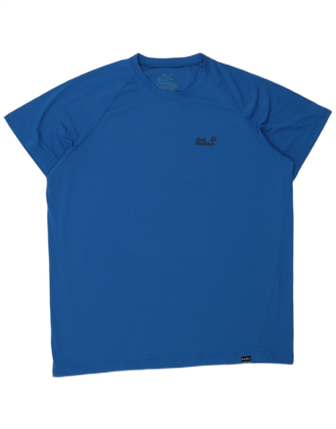 Jack Wolfskin Mens T-Shirt Top UK 46 2XL Blue Polyester