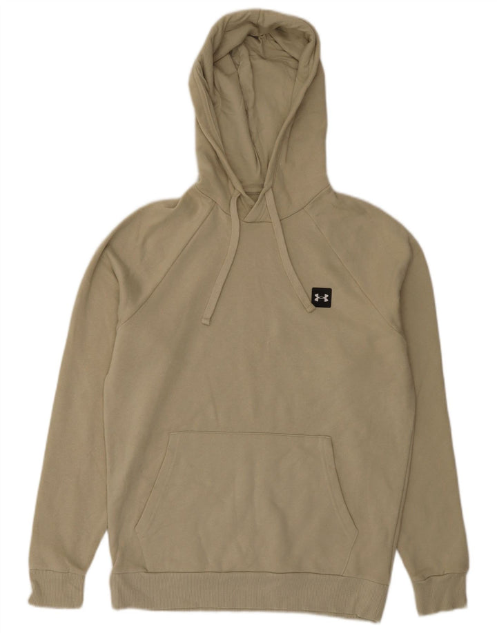 Under Armour Herren Kapuzenpullover Small Beige Baumwolle