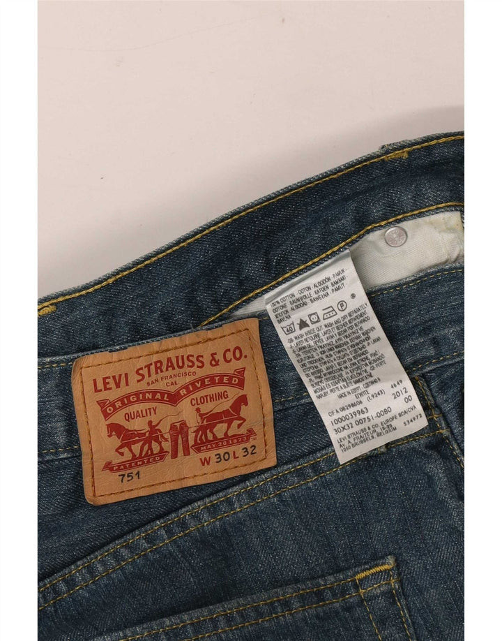 Levi's Uomo 751 Jeans dritti W30 L32 Cotone Blu
