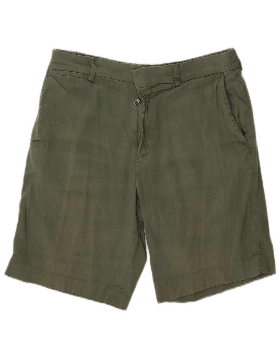 Ted Baker Mens Chino Shorts W32 Medium  Green Modal