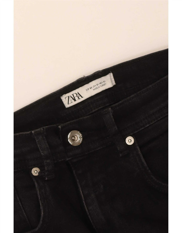 Zara Ανδρικό Cropped Jeans EU 40 Medium W31 L25 Μαύρο