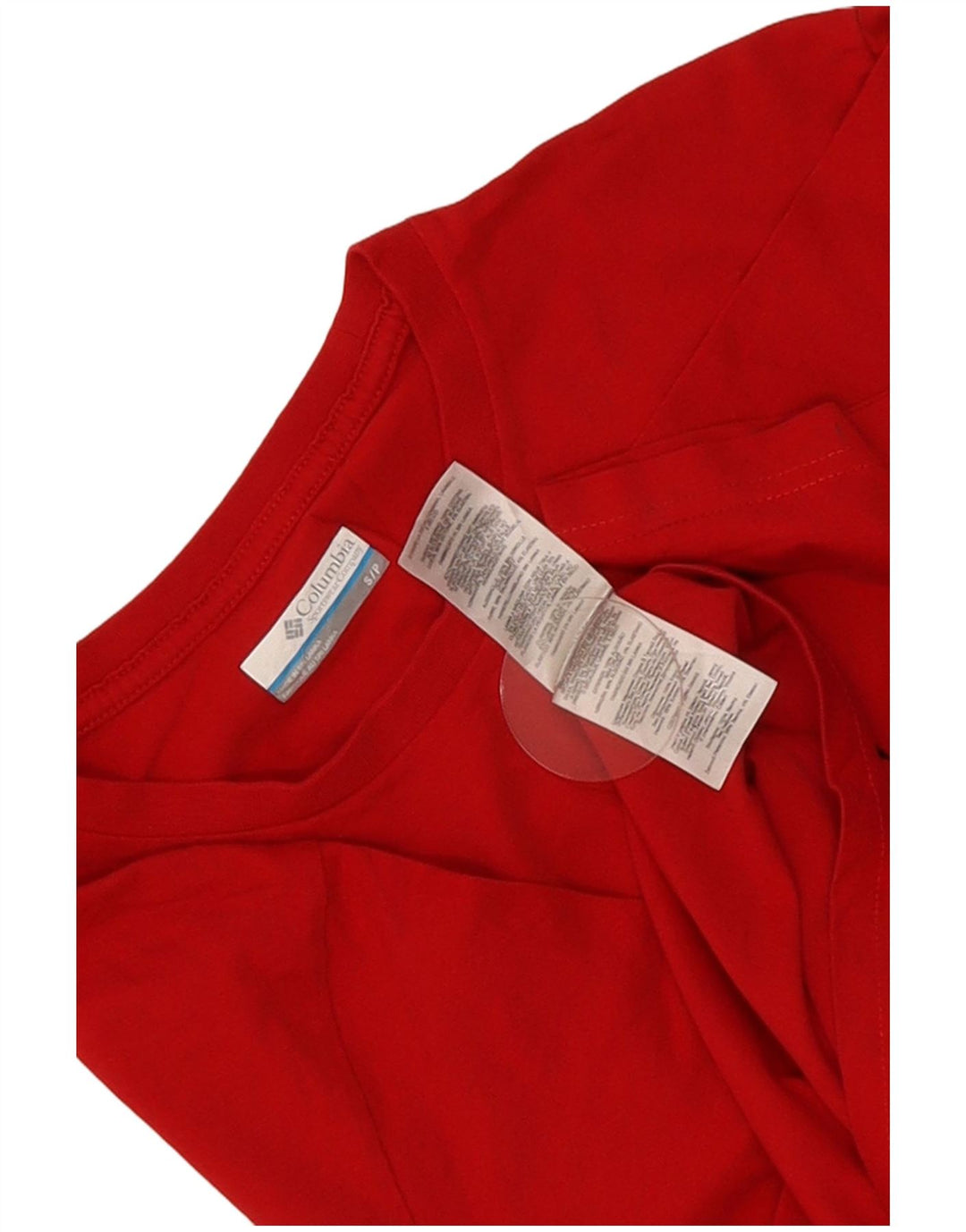 Columbia Mens Graphic T-Shirt Top Small Red Cotton