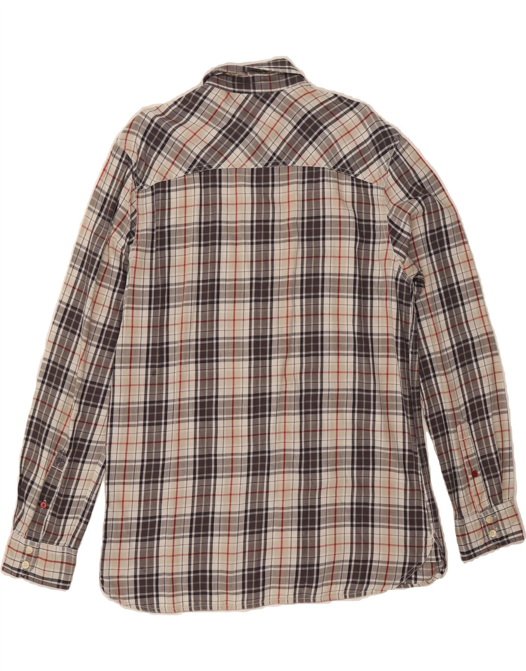 TIMBERLAND Mens Classic Fit Flannel Shirt Medium Multicoloured Check Vintage Timberland and Second-Hand Timberland from Messina Hembry 