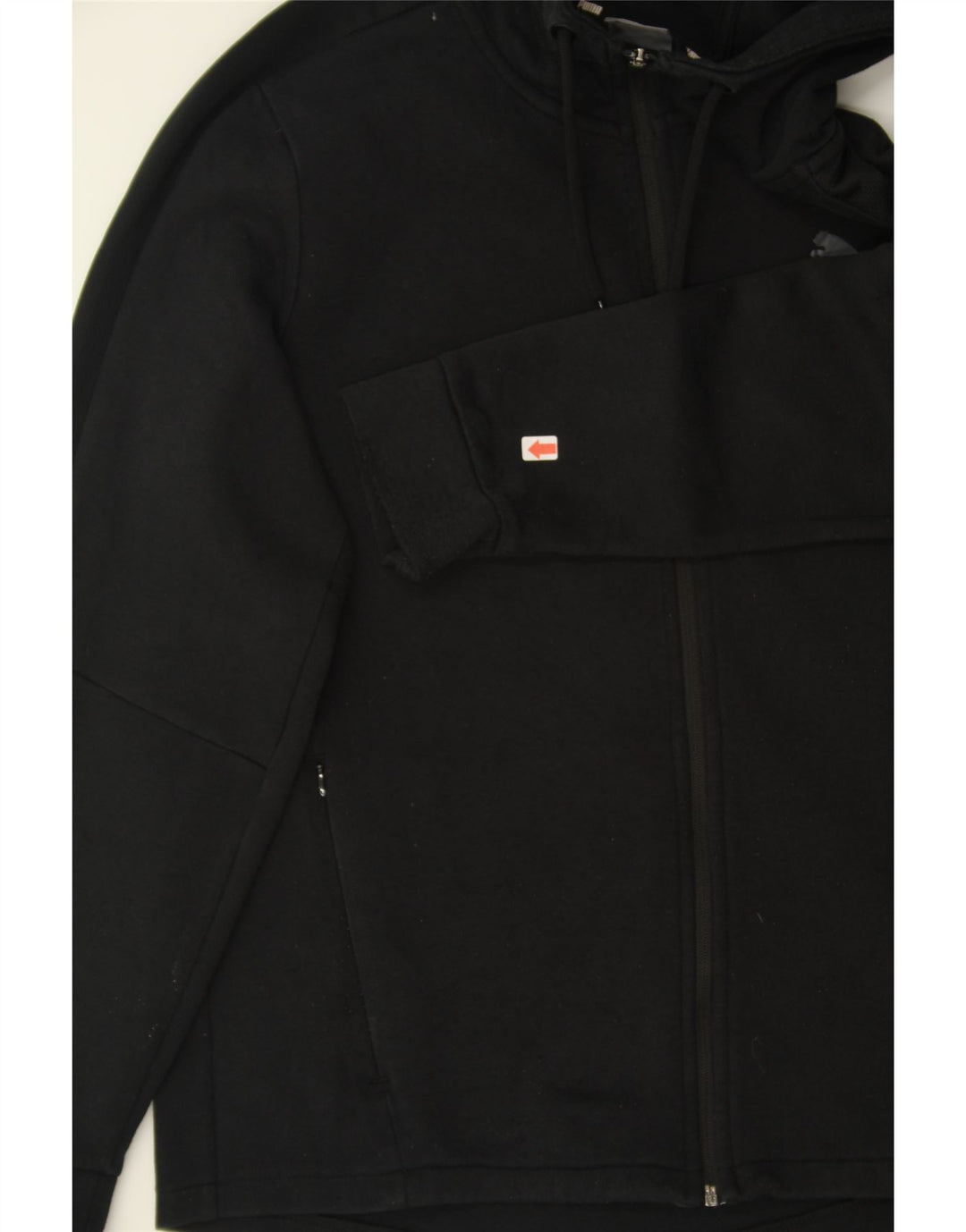 PUMA Mens Zip Hoodie Sweater Large Black Vintage Puma and Second-Hand Puma from Messina Hembry 
