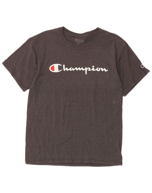 Champion Camiseta Gráfica Para Hombre Top Gris Medio