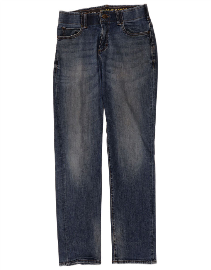 LEE Mens Straight Jeans W30 L32 Blue Cotton