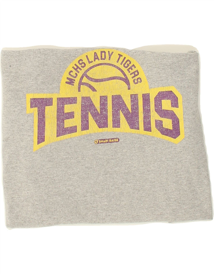 CHAMPION Womens Graphic T-Shirt Top Large Grey Vintage Champion and Second-Hand Champion from Messina Hembry 