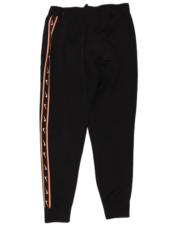Nike Mens Graphic Tracksuit Trousers Joggers Small Black Polyester
