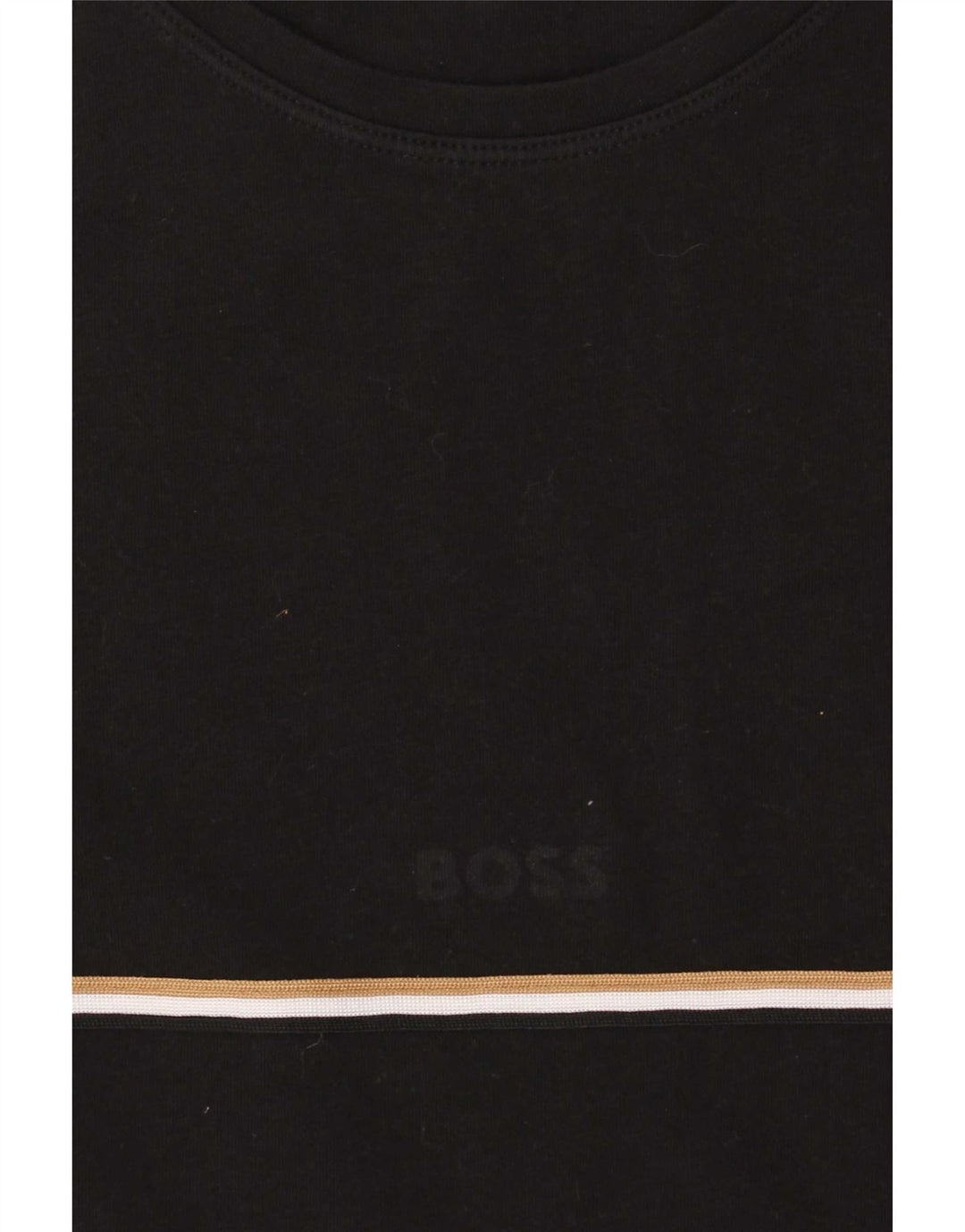 Hugo Boss Mens T-Shirt Top Medium Black Cotton