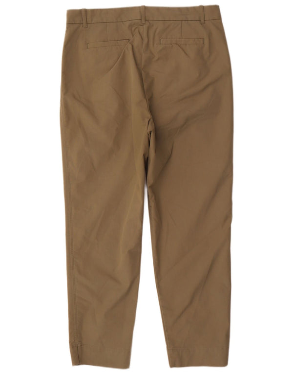Marks & Spencer Damen Slim Chinohose UK 16 Large W32 L28 Khaki Baumwolle