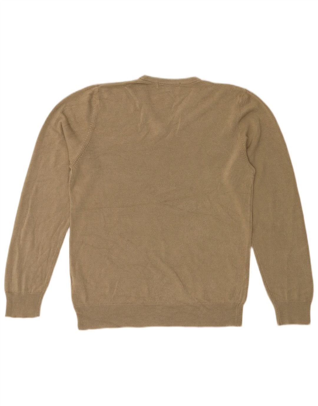 Marks & Spencer Herre V-hals sweater Medium Beige Akryl