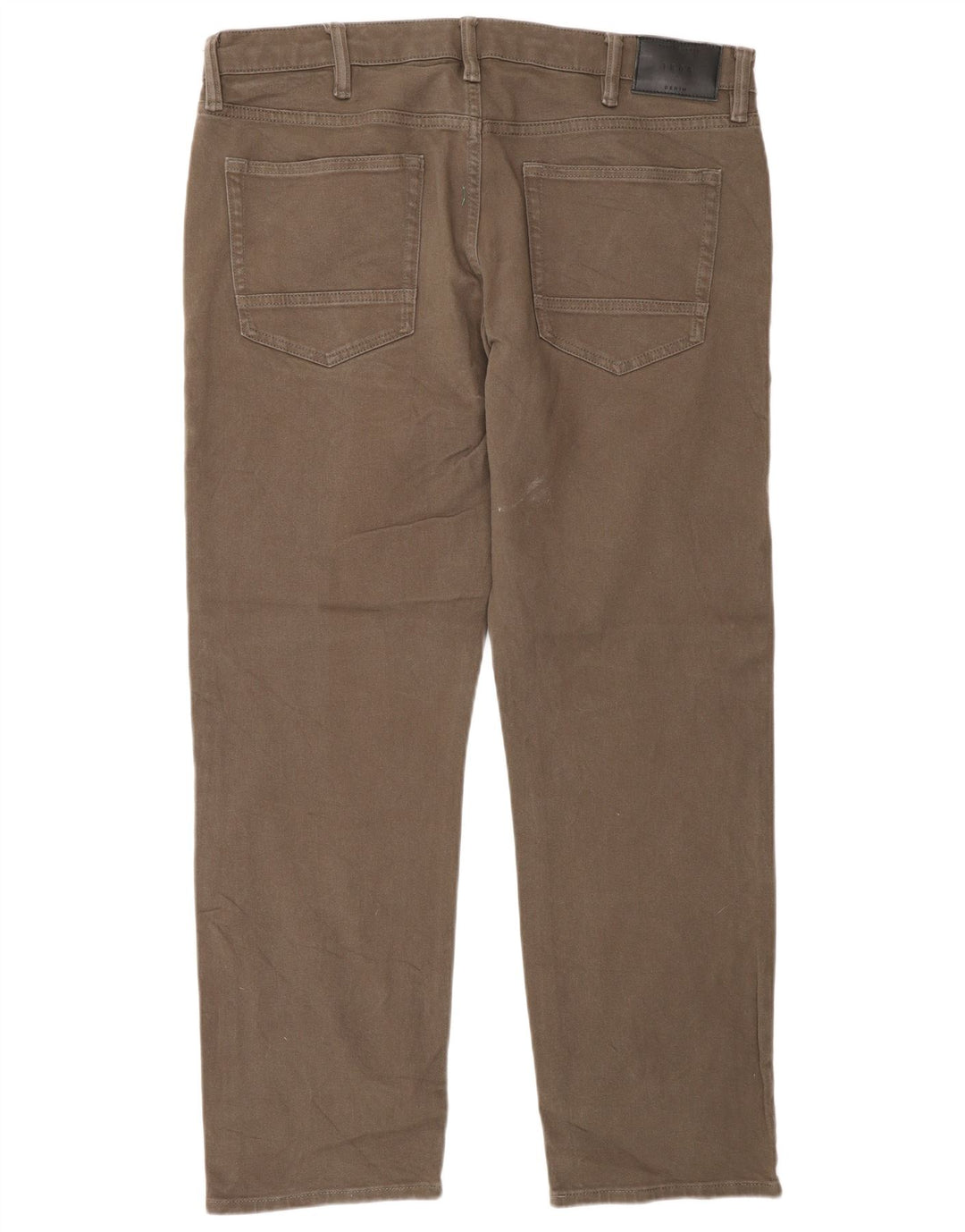 Marks & Spencer Mens Straight Jeans W36 L29 Brown Cotton