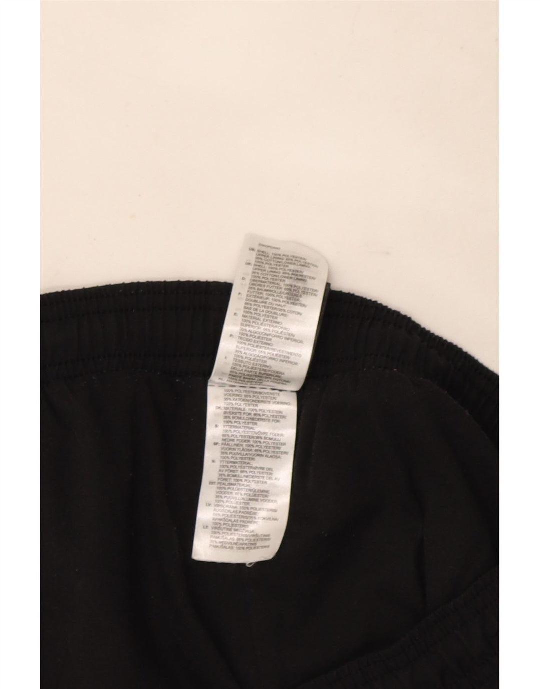 Adidas Mens Treino Calças Joggers Grande Poliéster Preto