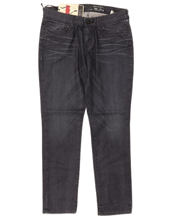 Женские джинсы скинни Levi's Demi Curve W29 L30, темно-синий, хлопок