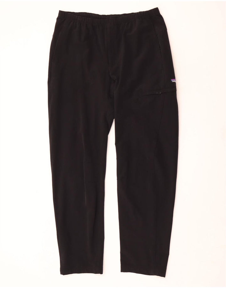 Patagonia Mens Straight Cargo Trousers Medium W32 L32 Black Nylon