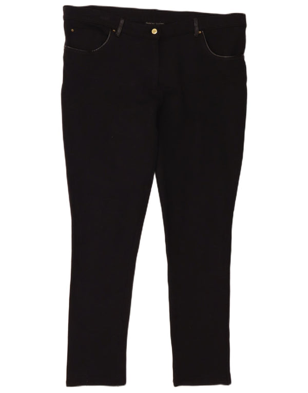 Pantaloni casual skinny da donna Zara grandi W30 L27 neri