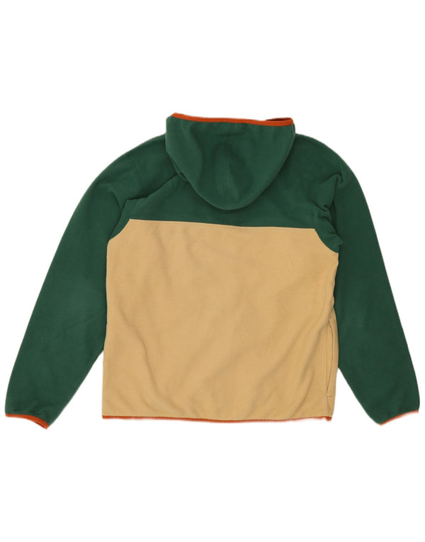 Giacca in pile con cappuccio Patagonia per ragazzi 13-14 anni XL Verde Colourblock