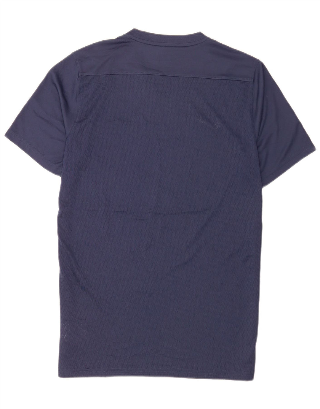 Nike Mens Dri Fit T-Shirt Top Large Navy Blue Polyester