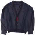 Giubbotto bomber da uomo VINTAGE UK 42 XL poliestere blu navy
