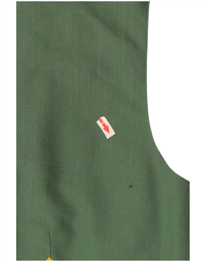 Gilet Donna Vintage IT 48 XL Verde Poliestere