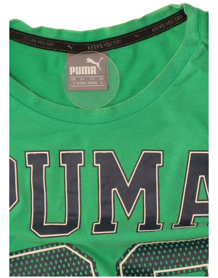 Tricou grafic Puma pentru bărbați Top mic verde