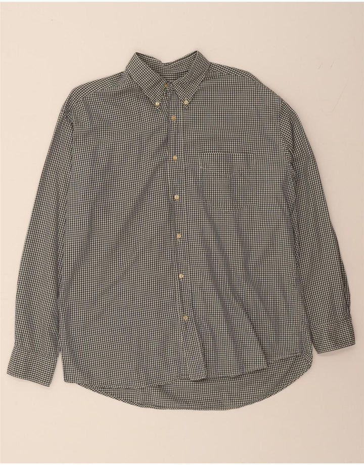 HUGO BOSS Mens Shirt Size 41 Large Black Gingham Vintage Hugo Boss and Second-Hand Hugo Boss from Messina Hembry 
