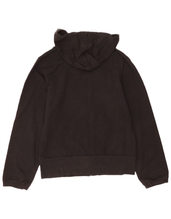 Reebok Womens Zip Hoodie Sweater UK 12 Medium Black