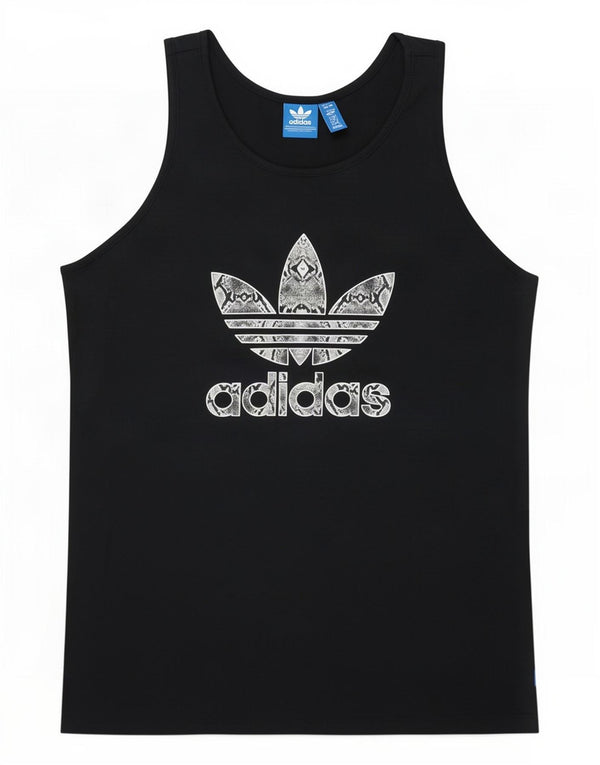Женский жилет Adidas с графическим рисунком UK 16, большой черный хлопок