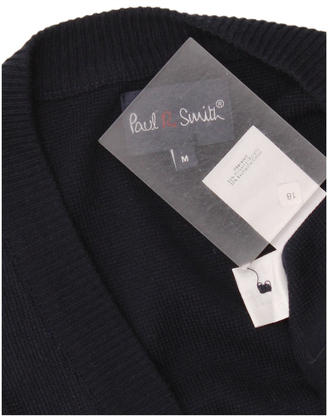 Suéter tipo cárdigan para hombre Paul Smith Poliacrílico a rayas azul marino mediano