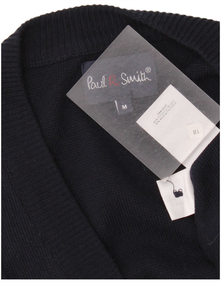 Suéter tipo cárdigan para hombre Paul Smith Poliacrílico a rayas azul marino mediano