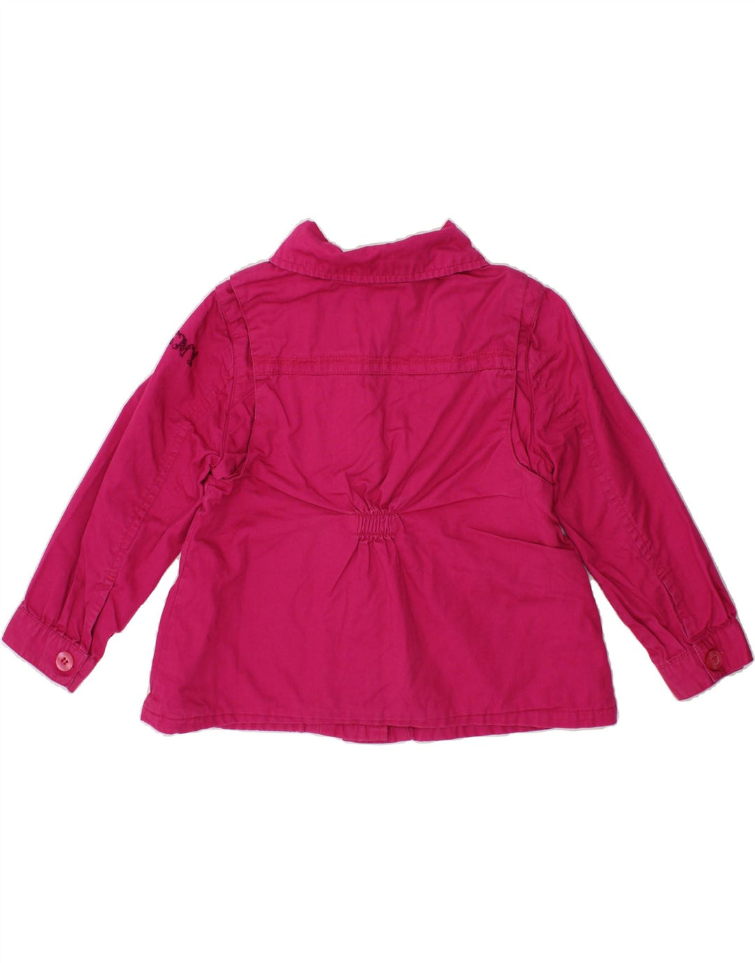 DKNY Baby Girls Overcoat 18-24 Months Pink Cotton Vintage Dkny and Second-Hand Dkny from Messina Hembry 