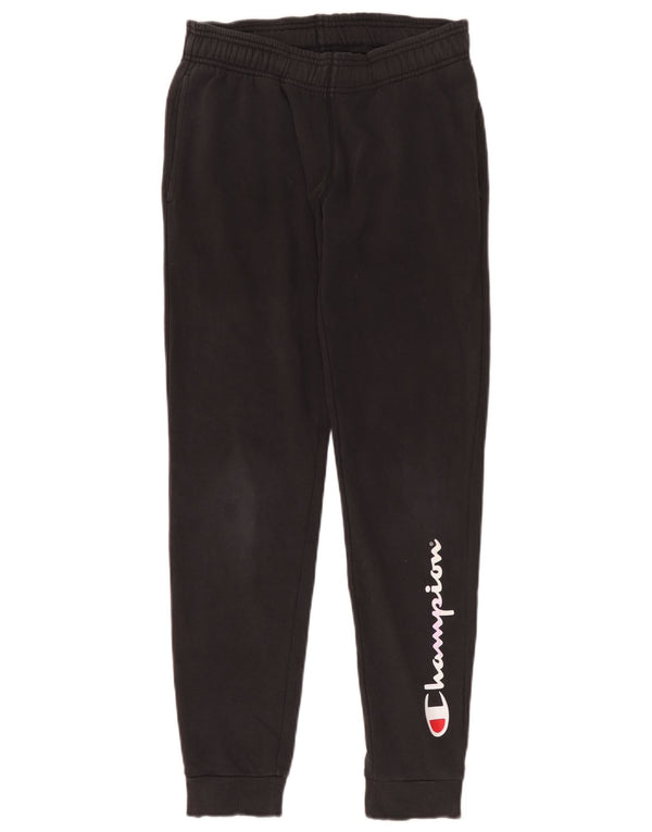 Champion Boys Graphic αθλητική φόρμα παντελόνι Joggers 13-14 ετών μαύρο βαμβακερό