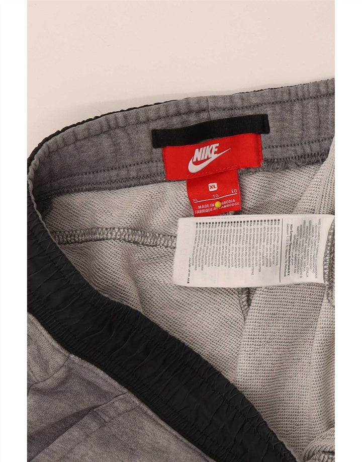 Nike Mens Tracksuit Trousers XL  Grey Colourblock Cotton