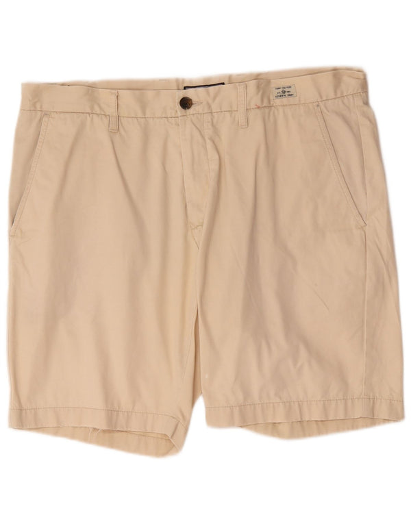 Tommy Hilfiger Mens Chino Shorts W38 XL Beige Cotton