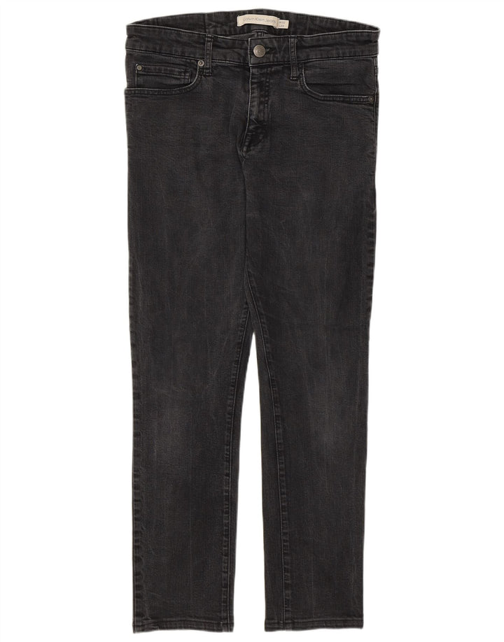 CALVIN KLEIN Womens Slim Jeans W32 L28  Grey Cotton