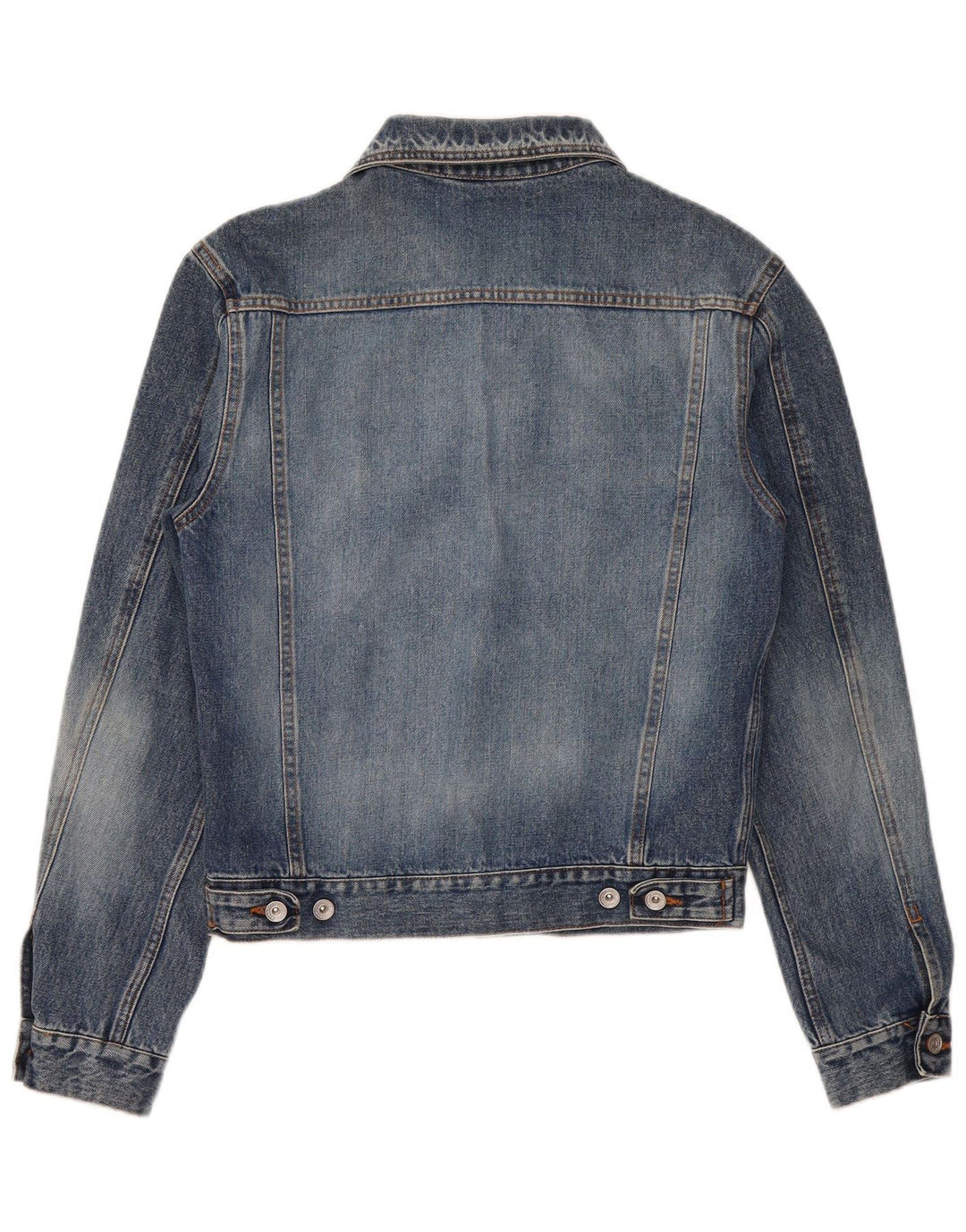 DKNY Mens Denim Jacket UK 36 Small Blue Cotton