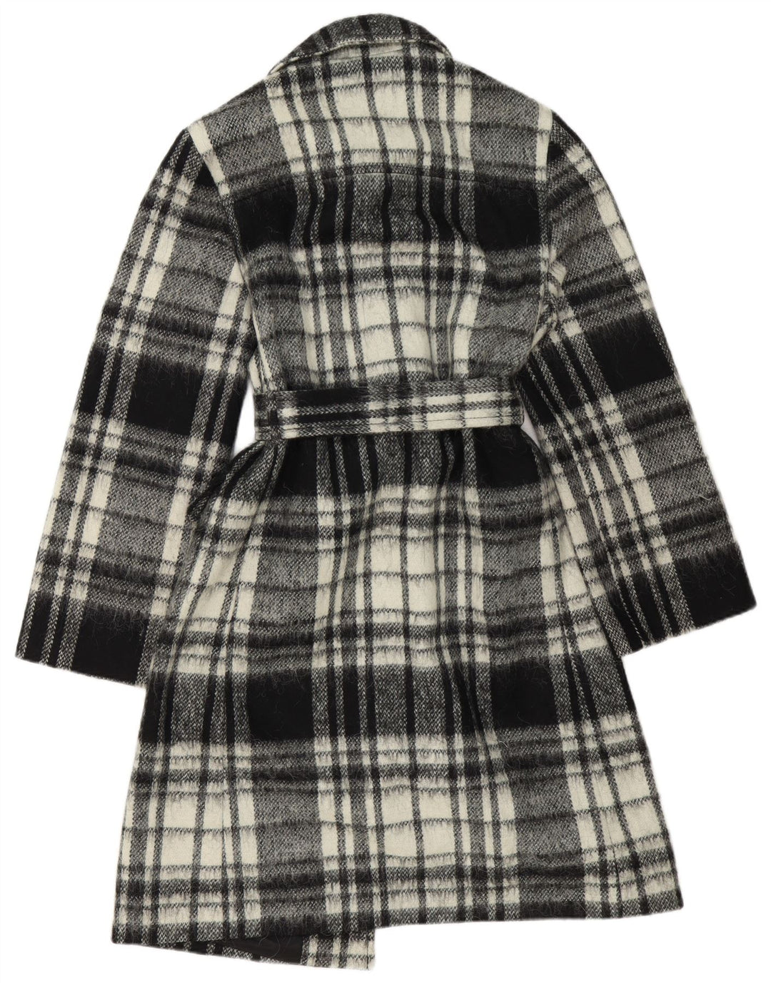 Soprabito Donna Benetton IT 44 Medio Nero Lana Check