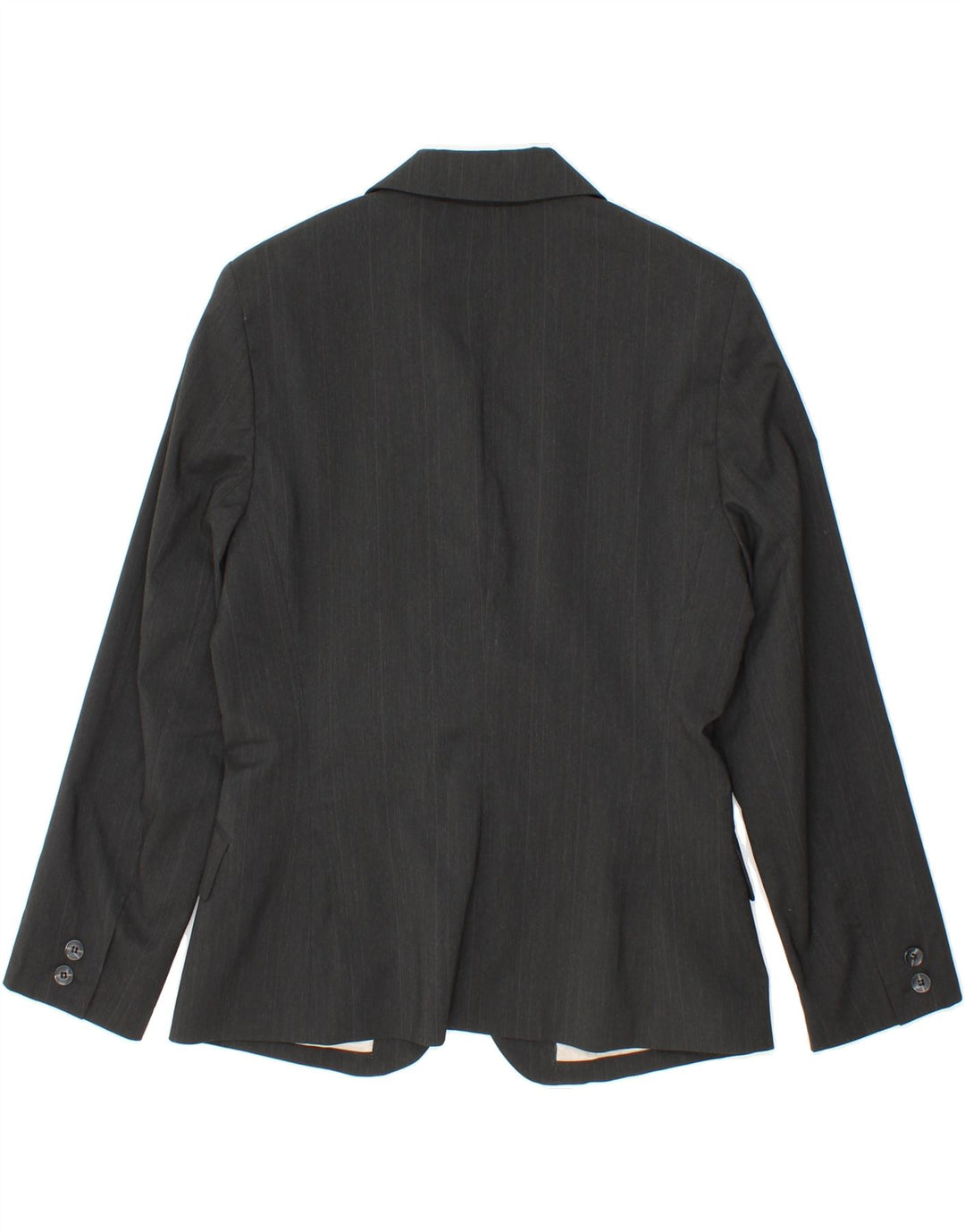 MEXX Womens 2 Button Blazer Jacket UK 14 Medium  Grey Polyester Vintage Mexx and Second-Hand Mexx from Messina Hembry 