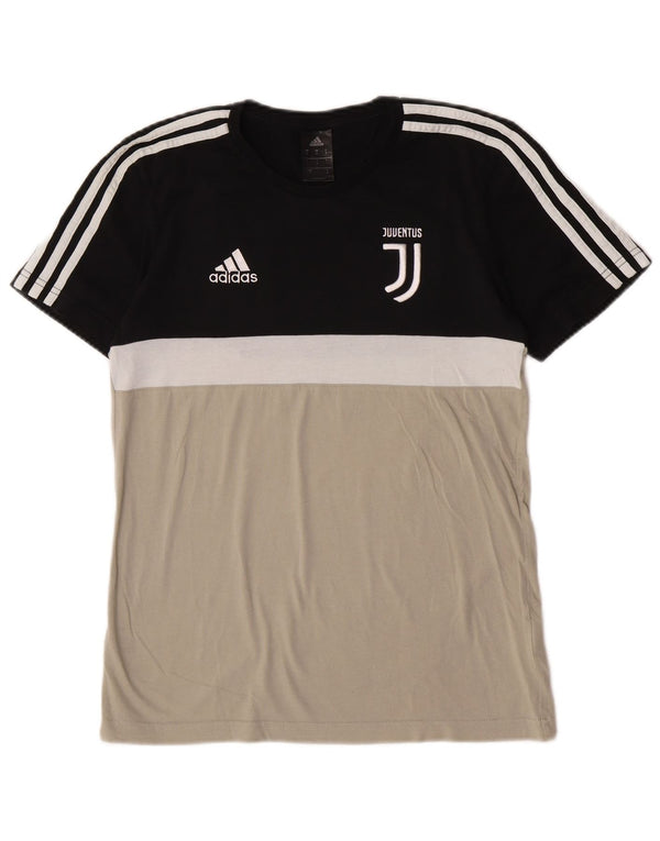 Adidas Mens Juventus Graphic T-Shirt Top Small Multicoloured Colourblock