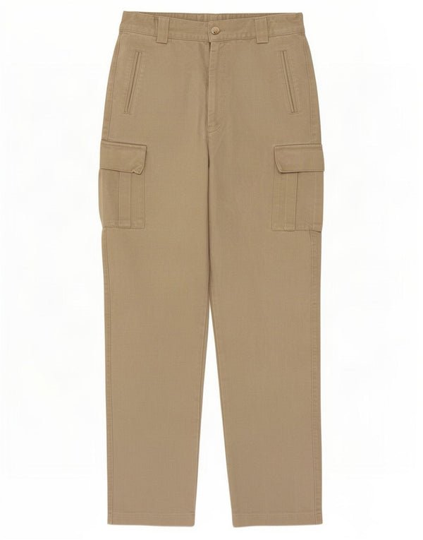 Rifle Girls Straight Cargo Trousers 15-16 Years W28 L29 Khaki Cotton