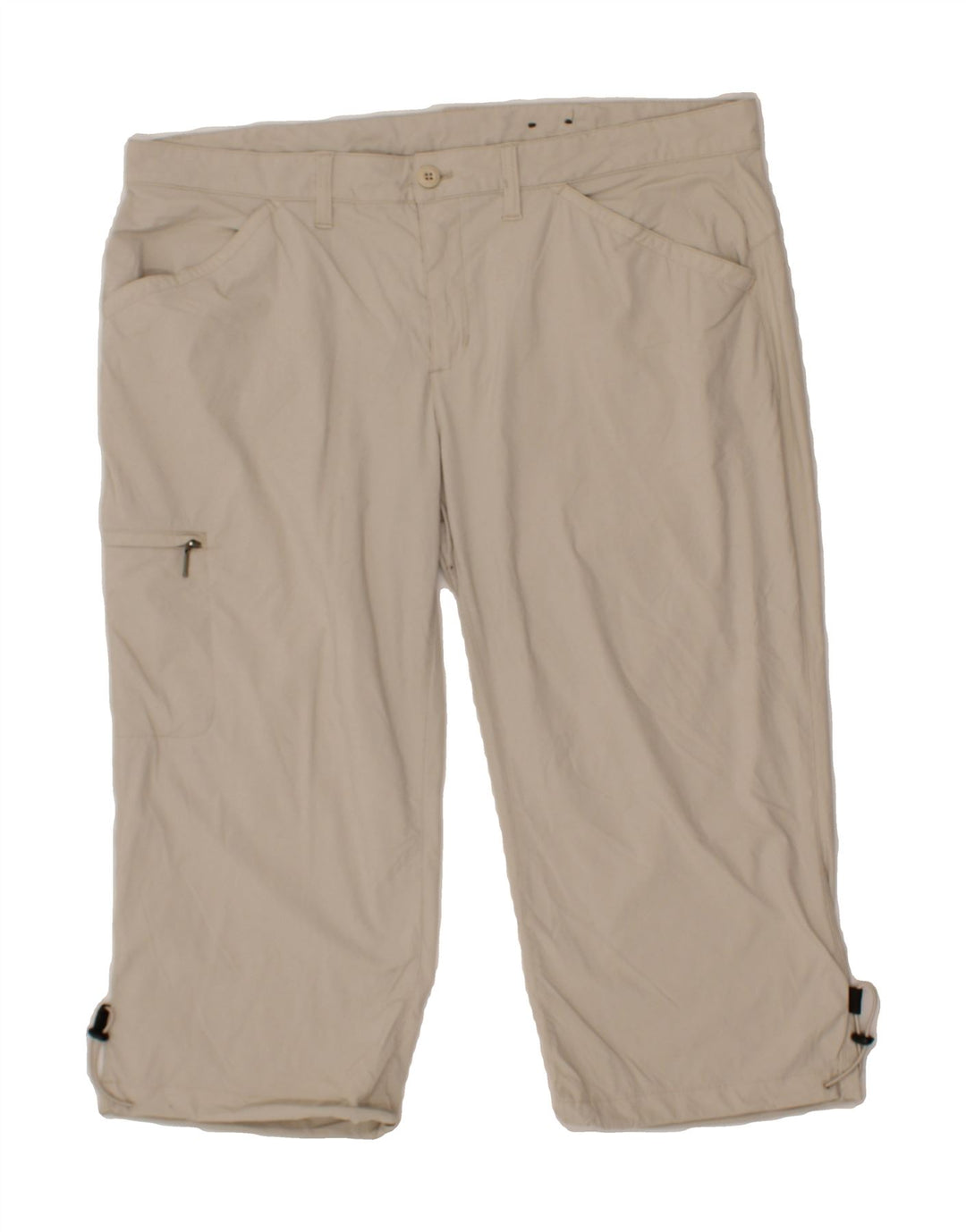 EDDIE BAUER Womens Bermuda Cargo Shorts US 16 2XL W34 Beige Nylon Vintage Eddie Bauer and Second-Hand Eddie Bauer from Messina Hembry 