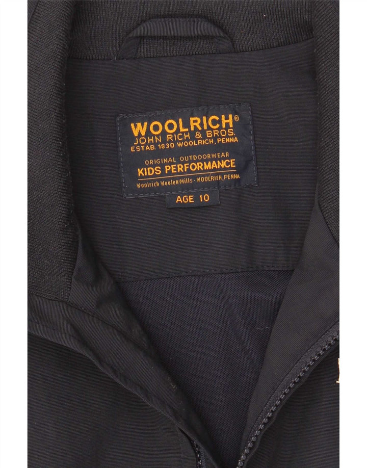Woolrich Boys Bomber Jacket 9-10 Years Navy Blue