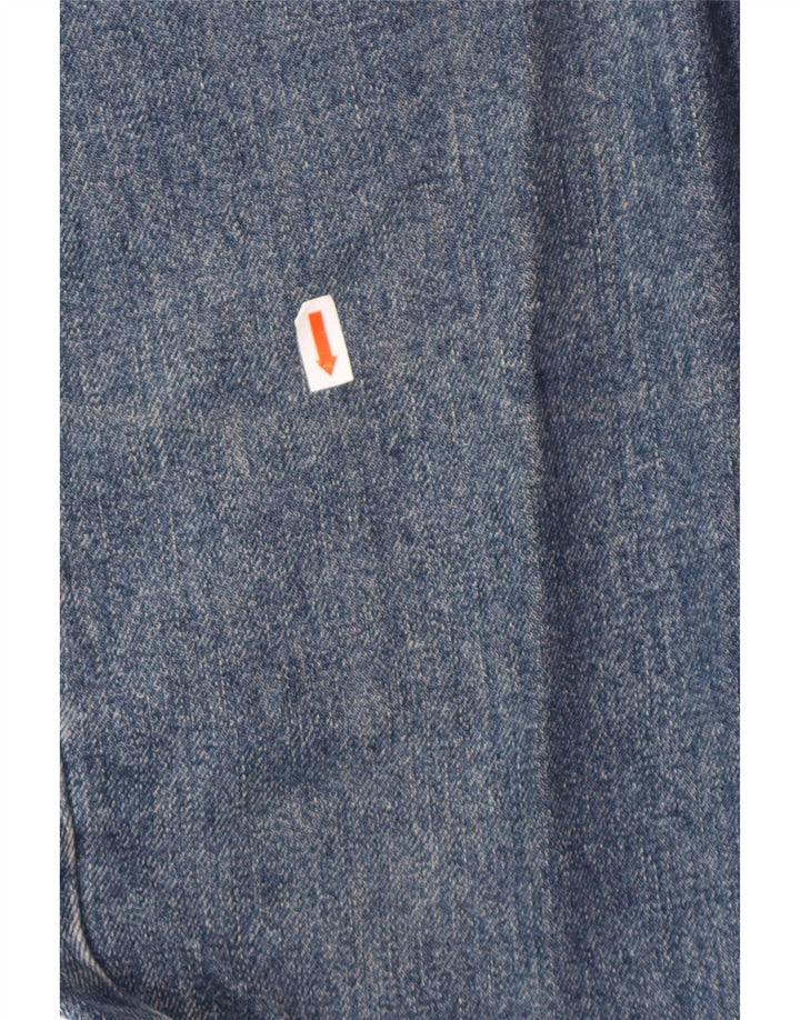 ARMANI Mens Straight Jeans W33 L34 Blue Cotton