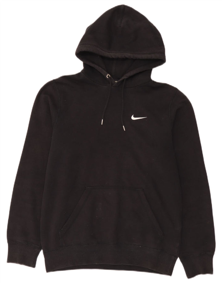 Nike Mens Hoodie Jumper Small Black Cotton