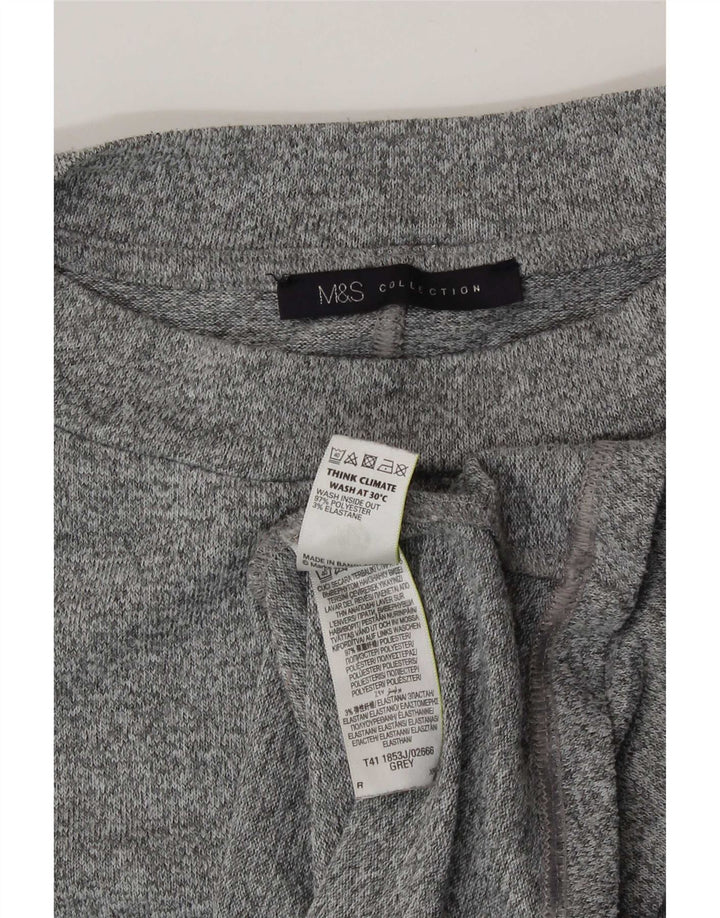 Bluzka damska Marks & Spencer UK 20 2XL Szary, plamkowany poliester