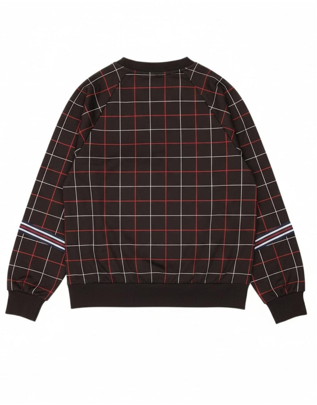 FILA Mens Top Long Sleeve Small Black Check Polyester